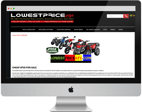 Nevinainfotech: Lowest Price ATVs - Website Design & Development